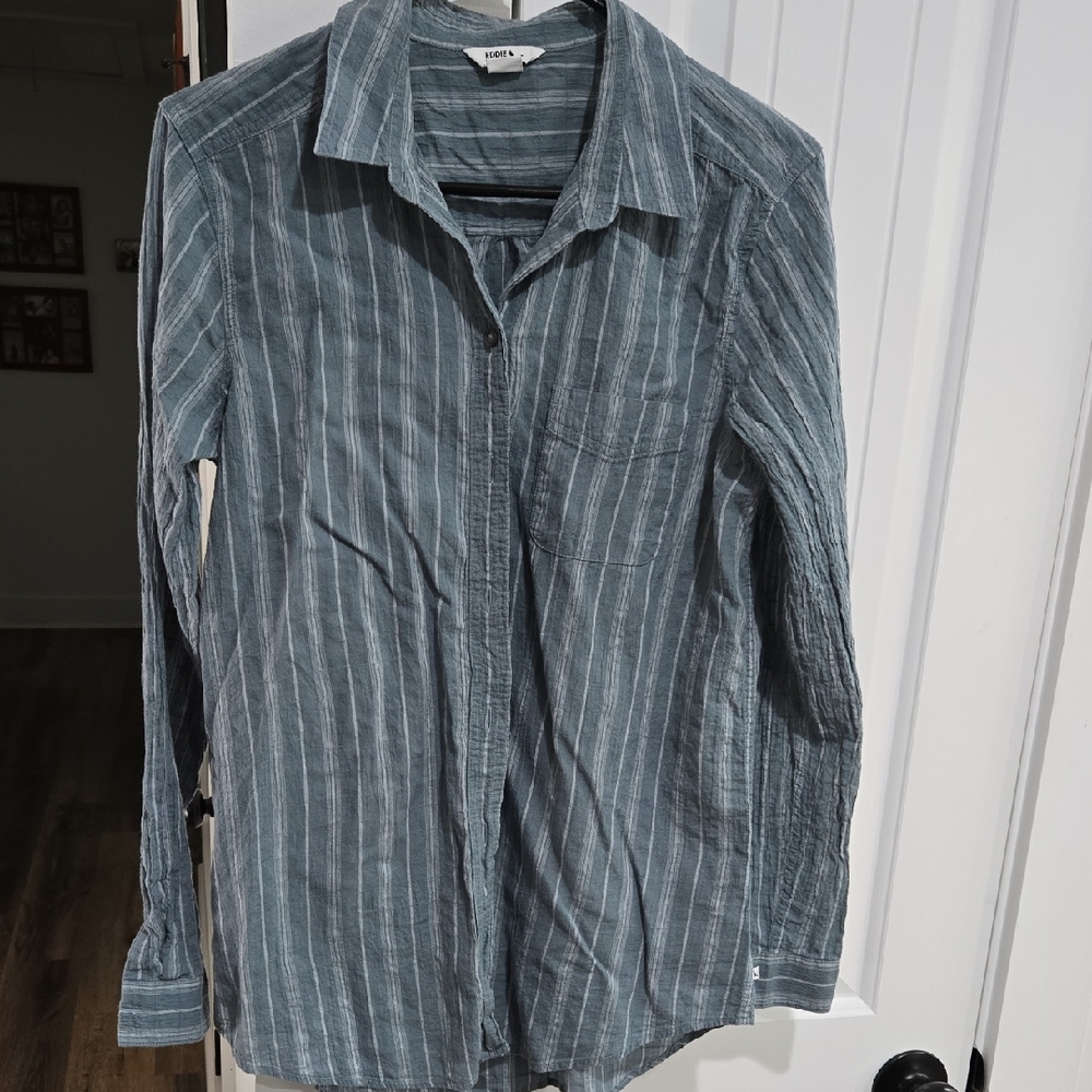 Striped Green Medium Tall Shirt